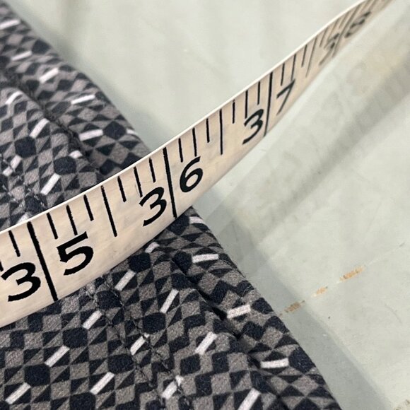 Prana Tank Dress Size Medium Sleeveless Geometric Knee-Length Dress Gray White - Picture 9 of 9